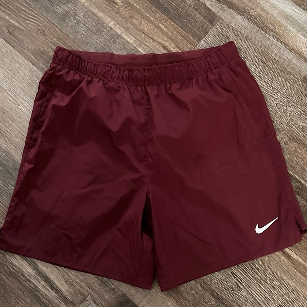 Nike Men's Burgundy Athletic Shorts